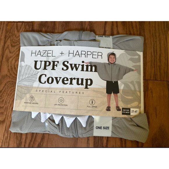 NEW Hazel & Harper UPF Swim Coverup Shark - Picture 1 of 2